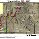 French Canyon T3S R15E Township Map Preview 1