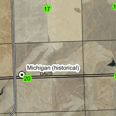 Buether T3S R16E Township Map Preview 2