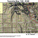 Wolf Mountain T4S R18E Township Map Preview 1