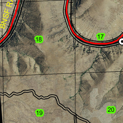 Sherars Falls T3S R14E Township Map Preview 3