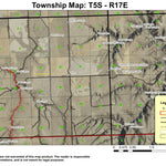 Wilcox T5S R17E Township Map Preview 1