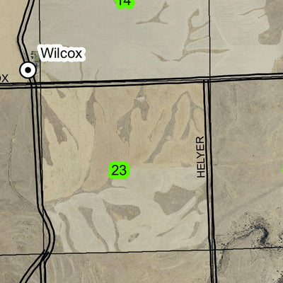 Wilcox T5S R17E Township Map Preview 2