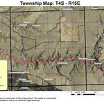 Flanagan T4S R15E Township Map Preview 1