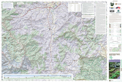 An Interpretive Hiking Map of North Carolina's Bartram Trail Preview 2