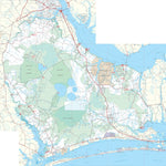 Croatan National Forest, Forest Visitor Map Preview 1