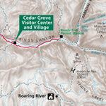 Kings Canyon National Park - Sequoia National Park - NPS Map - Hike California Preview 2