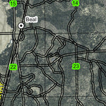 Walker Basin Canal T23S R10E Township Map Preview 2