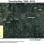 Corral Spring T26S R11E Township Map Preview 1
