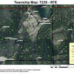 Davis Lake T23S R7E Township Map Preview 1