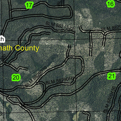 Tea Table Mountain T27S R10E Township Map Preview 2