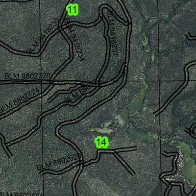 Tea Table Mountain T27S R10E Township Map Preview 3