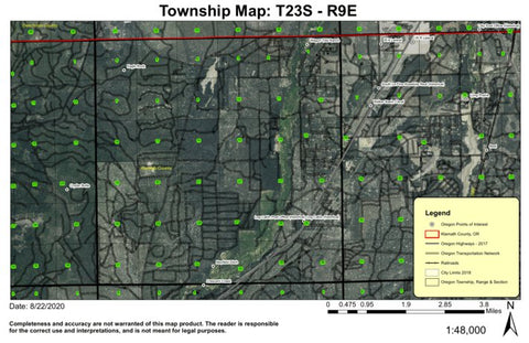 Eagle Rock T23S R9E Township Map Preview 1