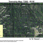Bear Butte T28S R11E Township Map Preview 1