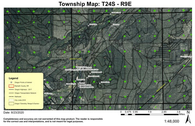 Gilchrist T24S R9E Township Map Preview 1