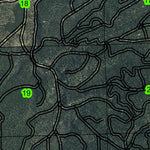 Starns Mountain T25S R11E Township Map Preview 2