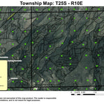 Pumice Ridge T25S R10E Township Map Preview 1