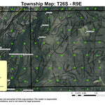 Marmot Butte T26S R9E Township Map Preview 1
