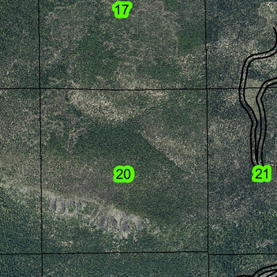 Hemlock Butte T26S R7E Township Map Preview 2