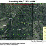 Hamner Butte T23S R8E Township Map Preview 1