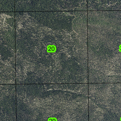 Mount Thielsen T28S R6E Township Map Preview 2