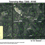 Sellers Marsh T26S R10E Township Map Preview 1