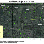 Skookum Butte T27S R9E Township Map Preview 1