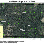 Fire Butte T29S R11E Township Map Preview 1