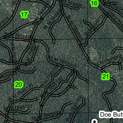 Fire Butte T29S R11E Township Map Preview 2