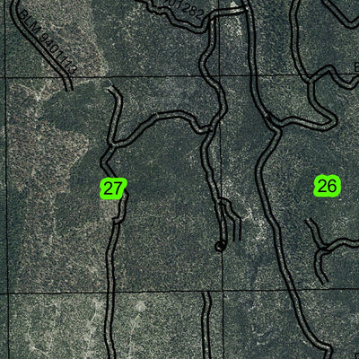 Chemult T27S R8E Township Map Preview 3