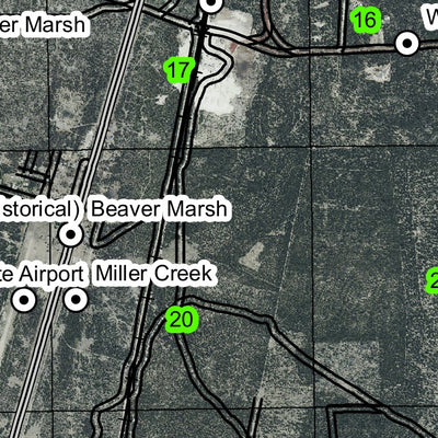 Beaver Marsh T28S R8E Township Map Preview 2