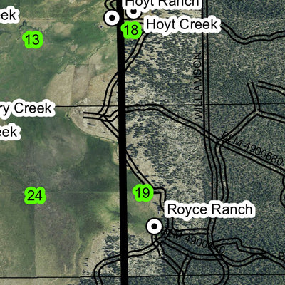 Jackson Creek T30S R11E Township Map Preview 2
