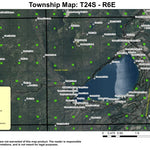 Crescent Lake T24S R6E Township Map Preview 1