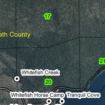 Crescent Lake T24S R6E Township Map Preview 2