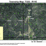 Haystack Draw T32S R11E Township Map Preview 1