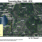 Royce Mountain T24S R7E Township Map Preview 1