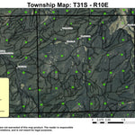 Wildhorse Ridge T31S R10E Township Map Preview 1