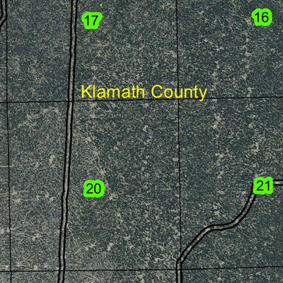 Mazama Junction T29S R8E Township Map Preview 2