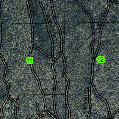 Hawks Lake T34S R9E Township Map Preview 3