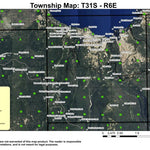 Crater Lake T31S R6E Township Map Preview 1