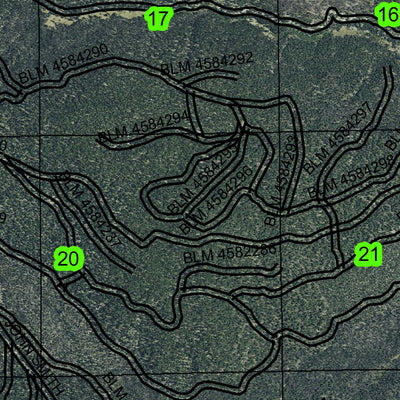 Telephone Draw T32S R10E Township Map Preview 2