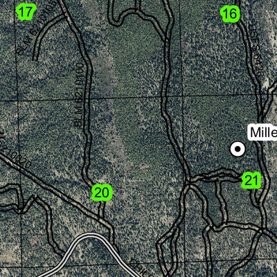 Chiloquin T34S R7E Township Map Preview 2