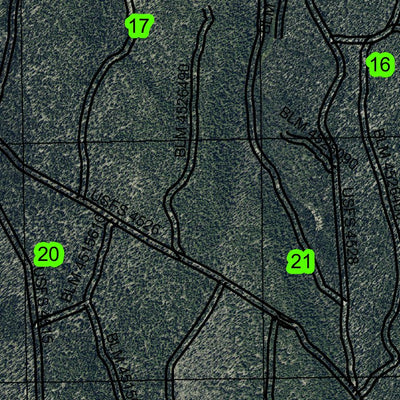 Little Applegate Butte T33S R9E Township Map Preview 2