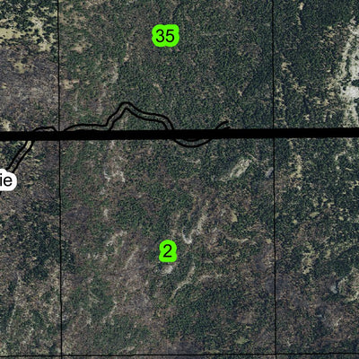 South Entrance Crater Lake T32S R6E Township Map Preview 3