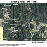 Braymill T34S R8E Township Map Preview 1