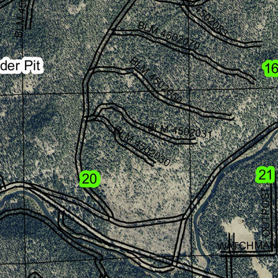 Braymill T34S R8E Township Map Preview 2