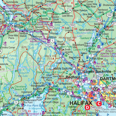Maritimes: New Brunswick, Nova Scotia and Prince Edward Island_1:800,000 Preview 3