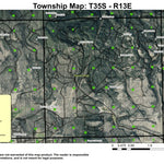 Lonesome Pond T35S R13E Township Map Preview 1