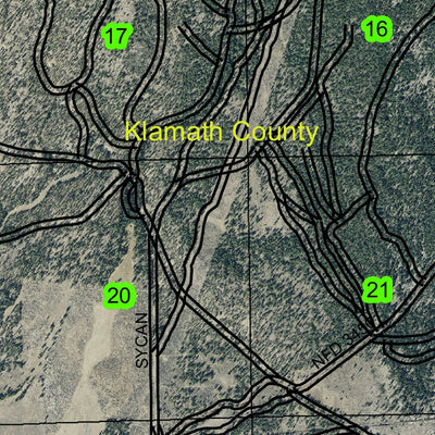 Lonesome Pond T35S R13E Township Map Preview 2