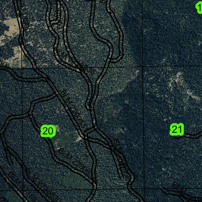 Ya-Whee Plateau T36S R9E Township Map Preview 2