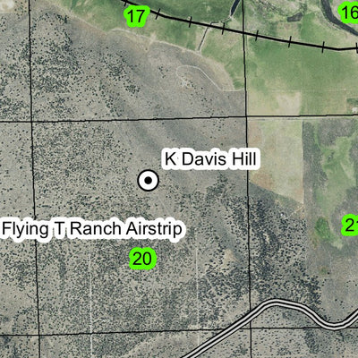Beatty T36S R12E Township Map Preview 2